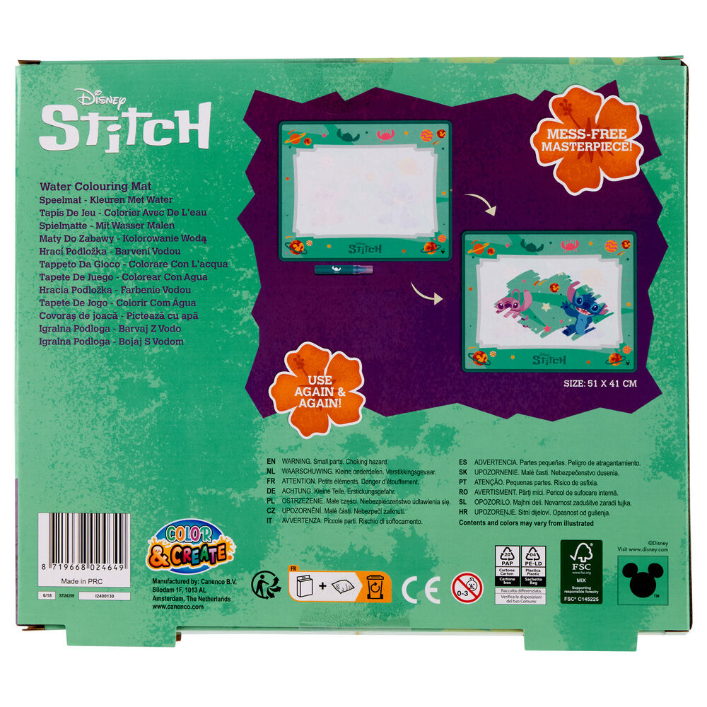 Disney Stitch Magic set paint with water