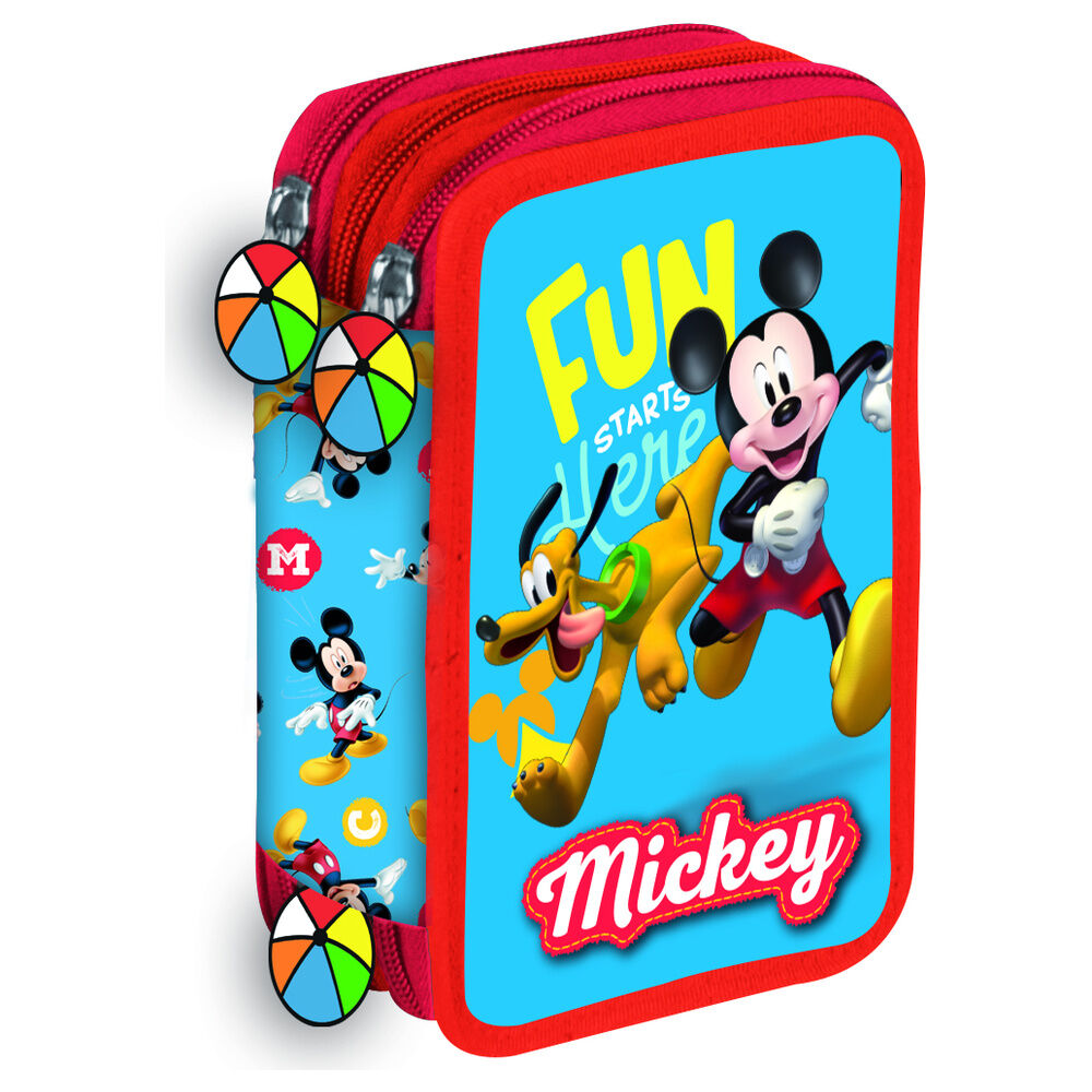 Trousse triple Disney Mickey Fun
