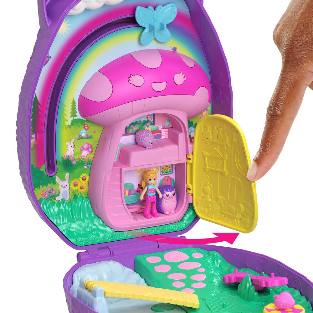 Sac de poitrine Polly Pocket Maman Hérisson et Bébé