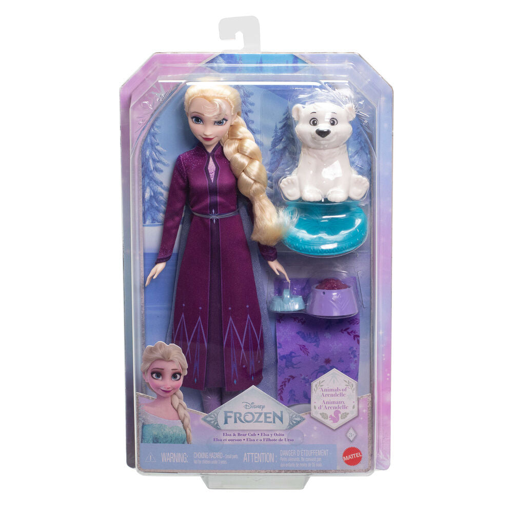 Disney Frozen Elsa & Bear doll