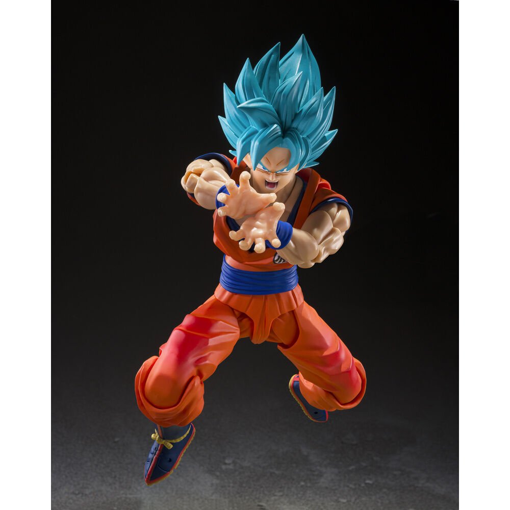 Dragon Ball Super Super Saiyan God Super Saiyan Son Goku Blue Power Transcending Limits S.H.Figuarts figure 14,5cm - Nerdscape