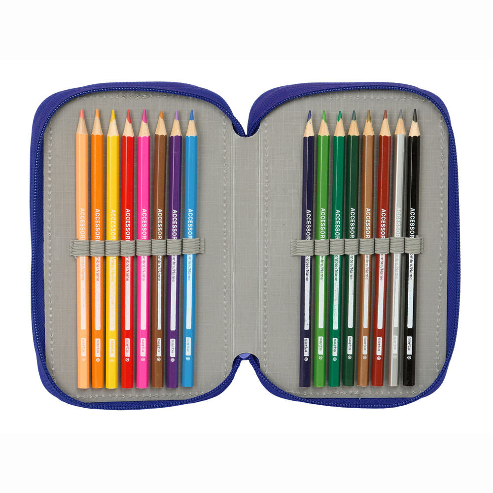 Atletico de Madrid triple pencil case 37pcs