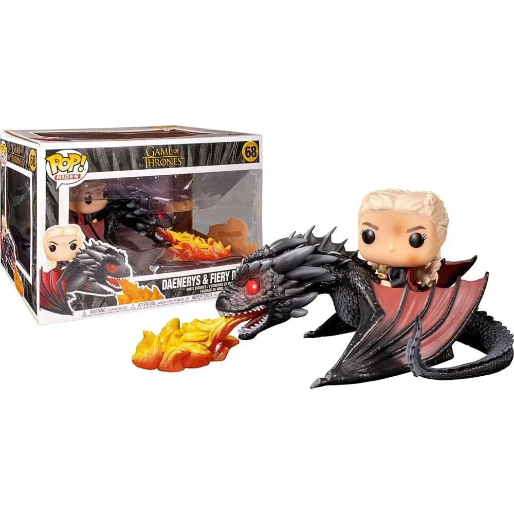 POP figure Game of Thrones Daenerys on Fiery Drogon Nerdscape