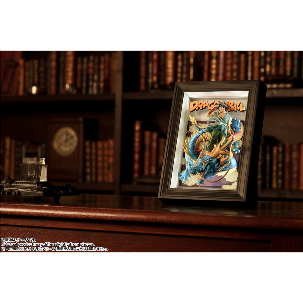 Dragon Ball Z Son Goku & Dragon Art 3D frame - Nerdscape