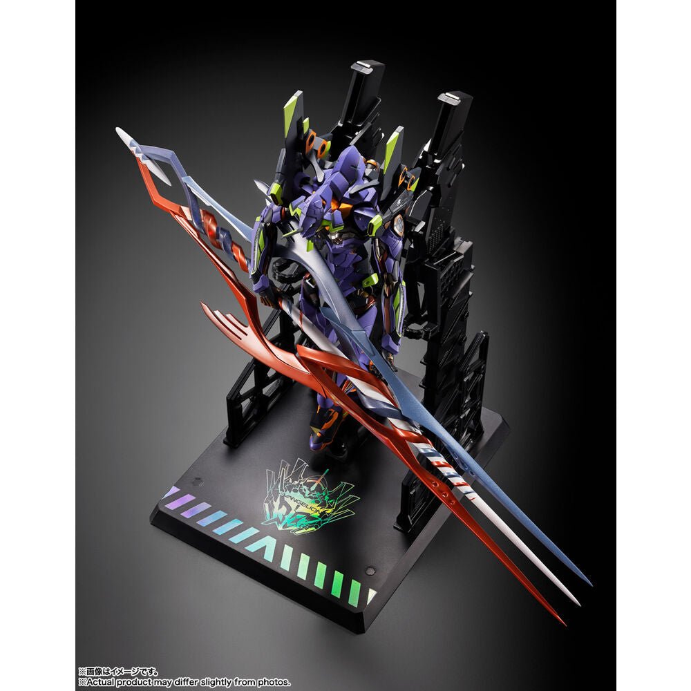 Neon Genesis Evangelion Build Eva Test Type - 01 30th with the Spear of Gaius figure 22cm - Nerdscape