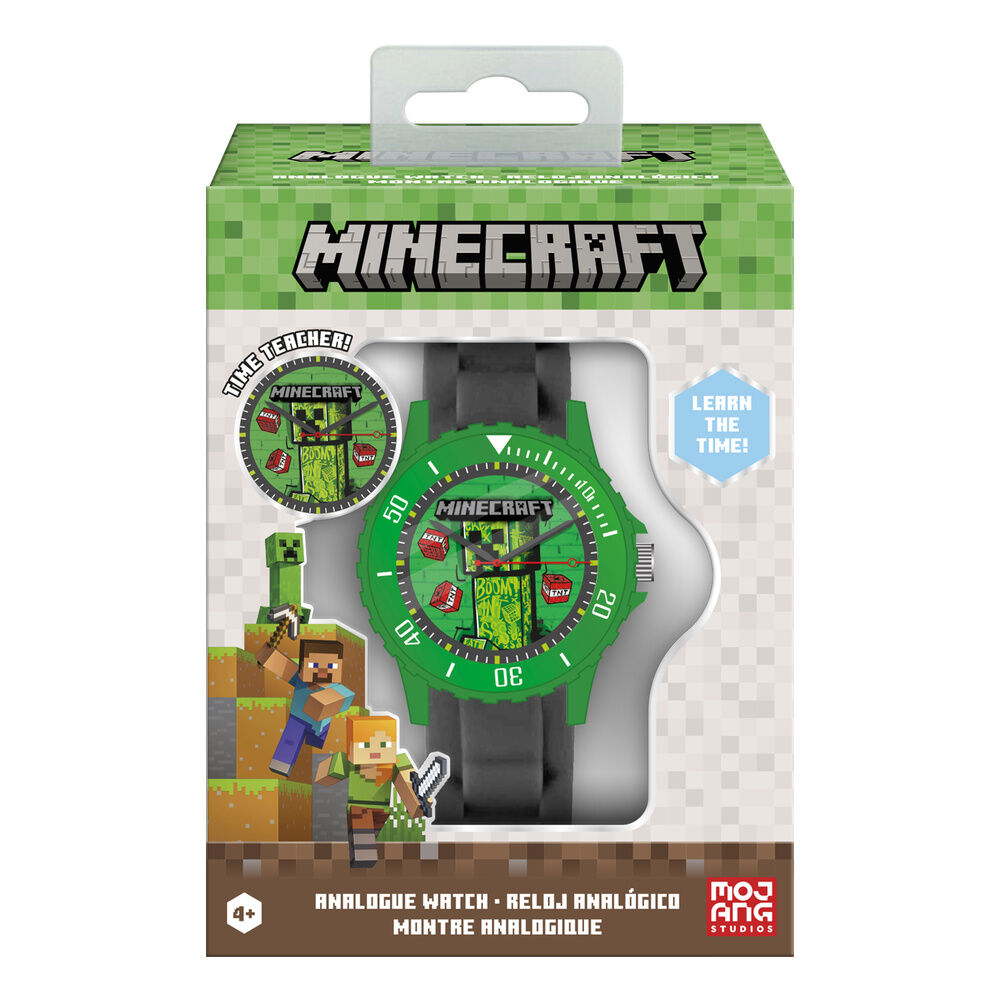 Montre analogique Minecraft
