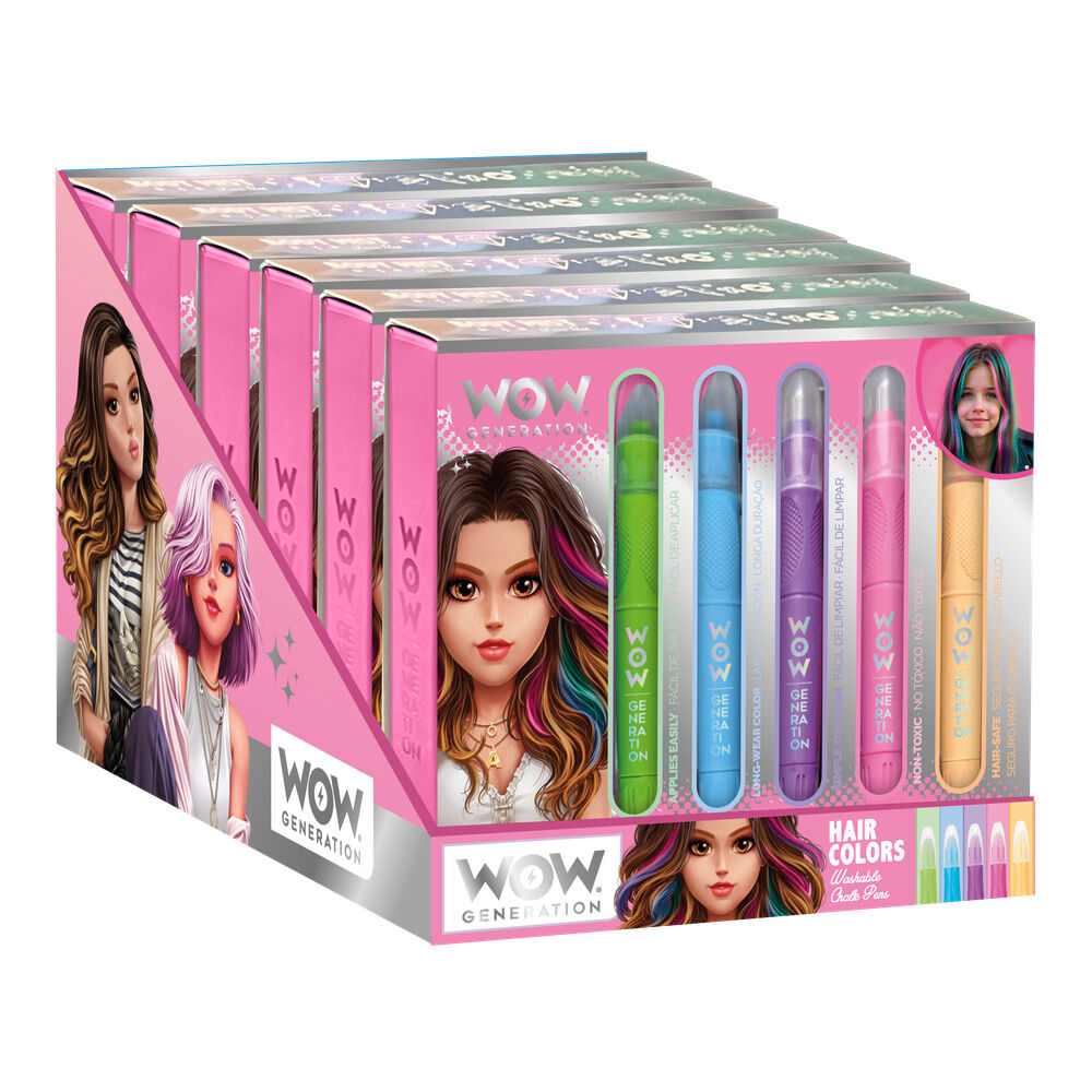 cires capillaires parfumées Wow Generation
