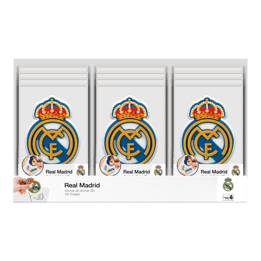 Real Madrid 3D eraser