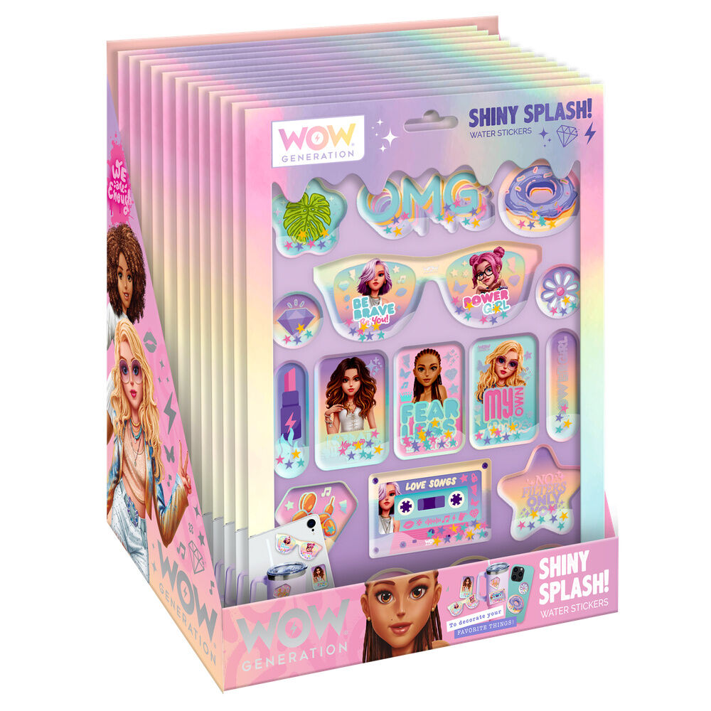 Autocollants à eau Wow Generation