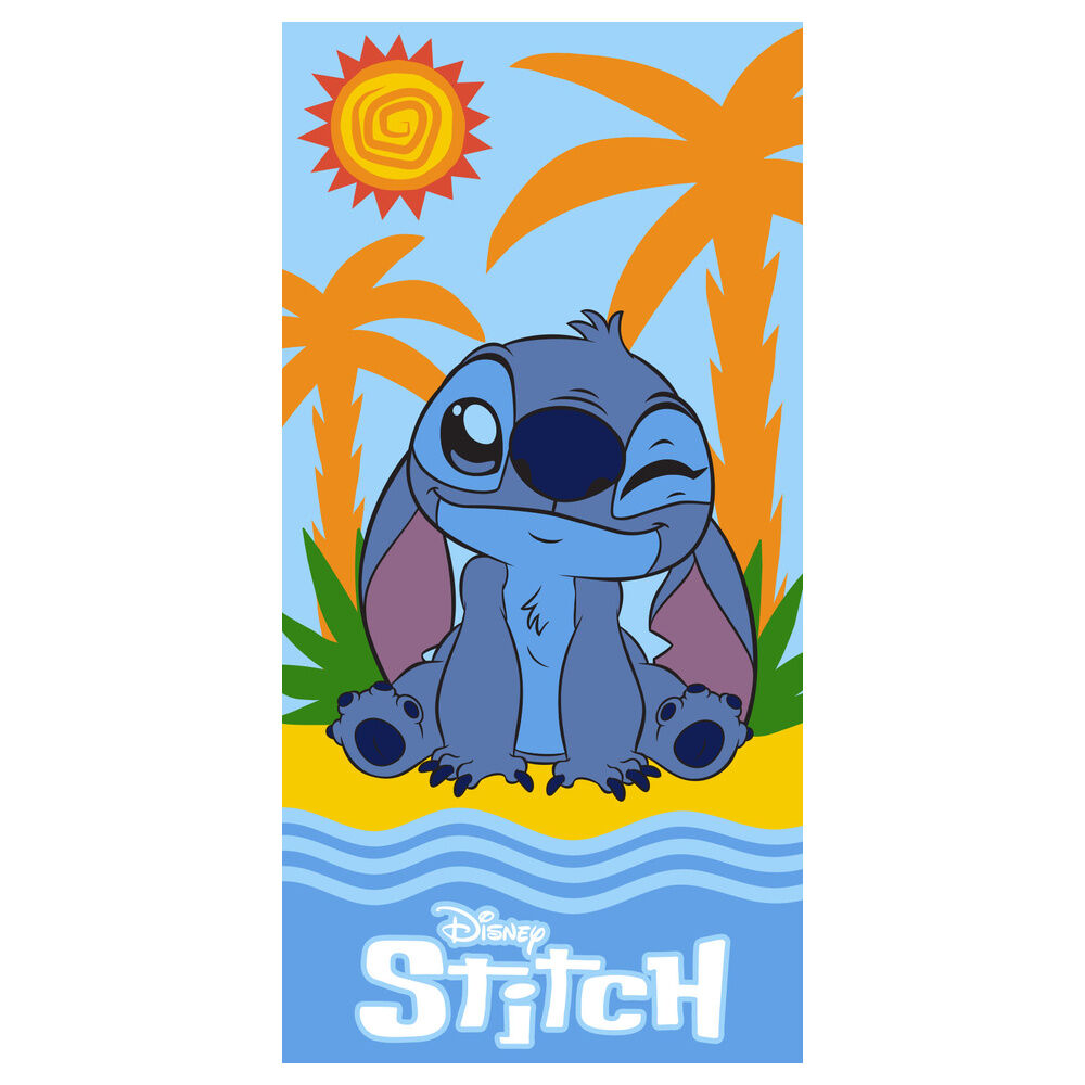 Disney Stitch microfibre beach towel
