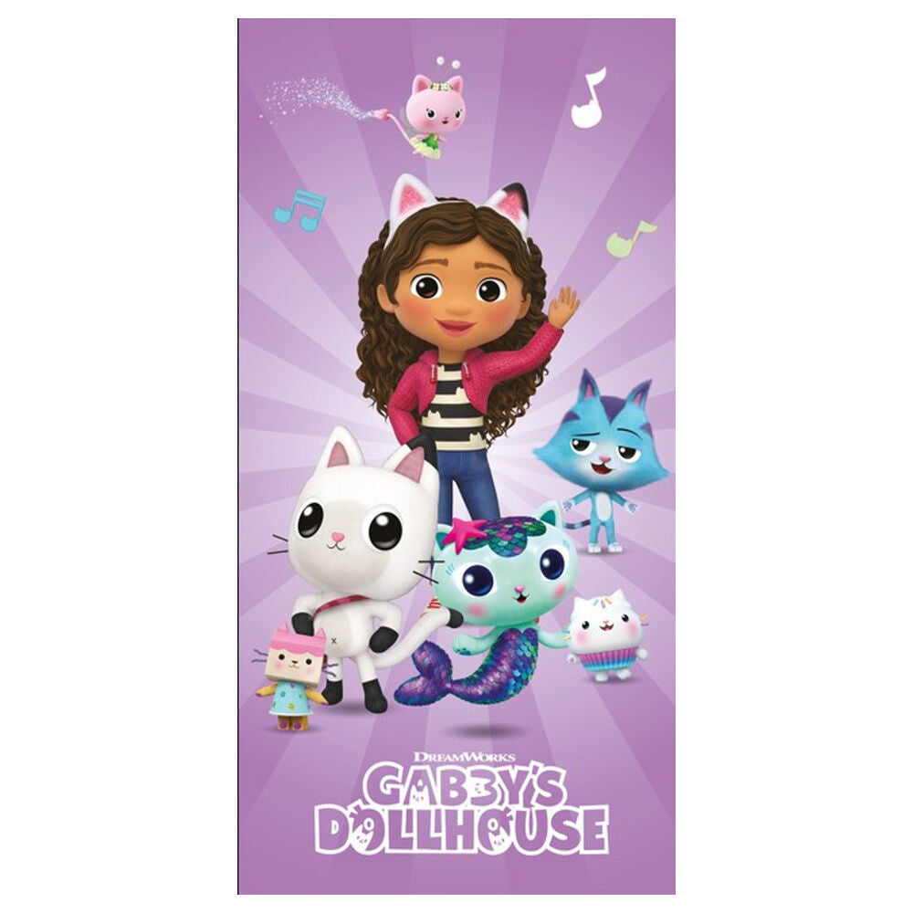 Serviette de plage en microfibre Gabbys Dollhouse