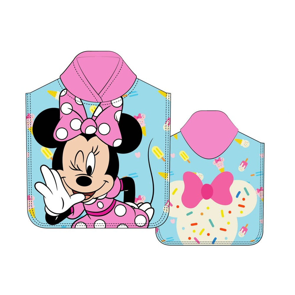 Disney Minnie microfibre poncho towel