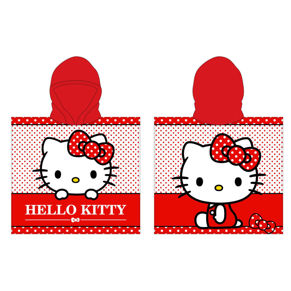 Hello Kitty microfibre poncho towel