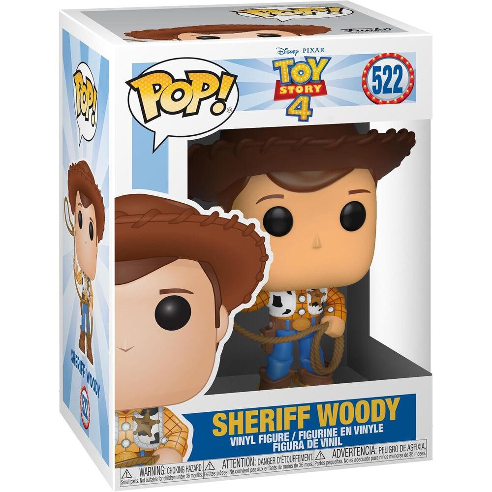 Funko Pop! Toy Story 4 Woody - Figura da Collezione Vinyl