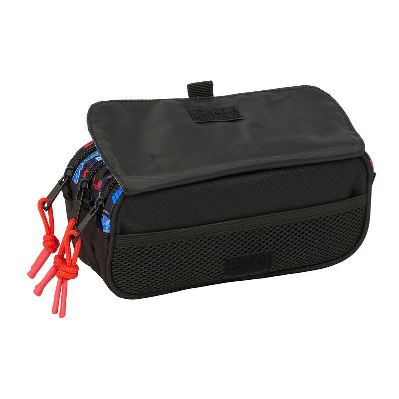 Hot Wheels triple pencil case