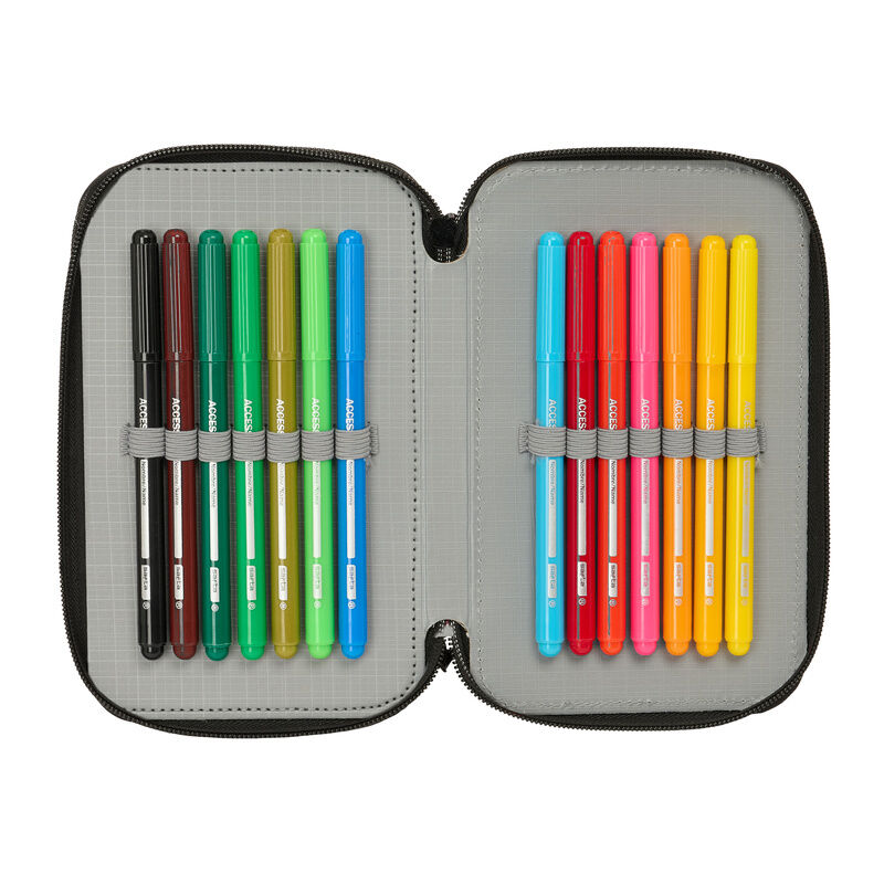 DC Comics Batman triple pencil case 37pcs