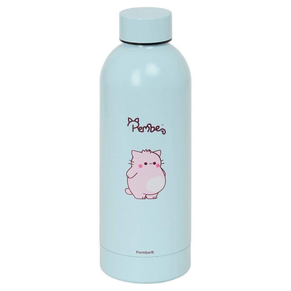 Pembe The Pink Cat stainless steel thermos bottle