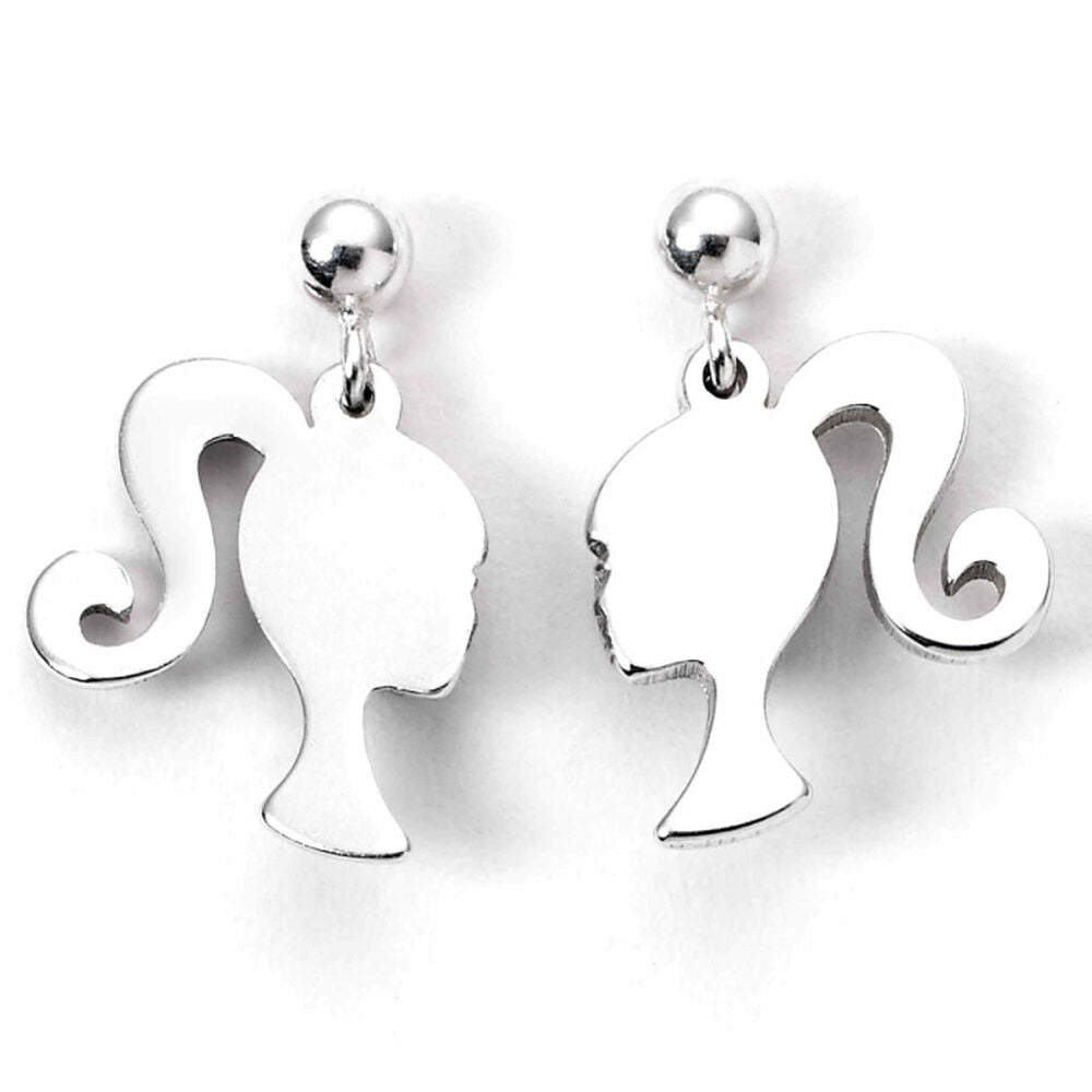 Barbie Silhouette sterling silver earrings