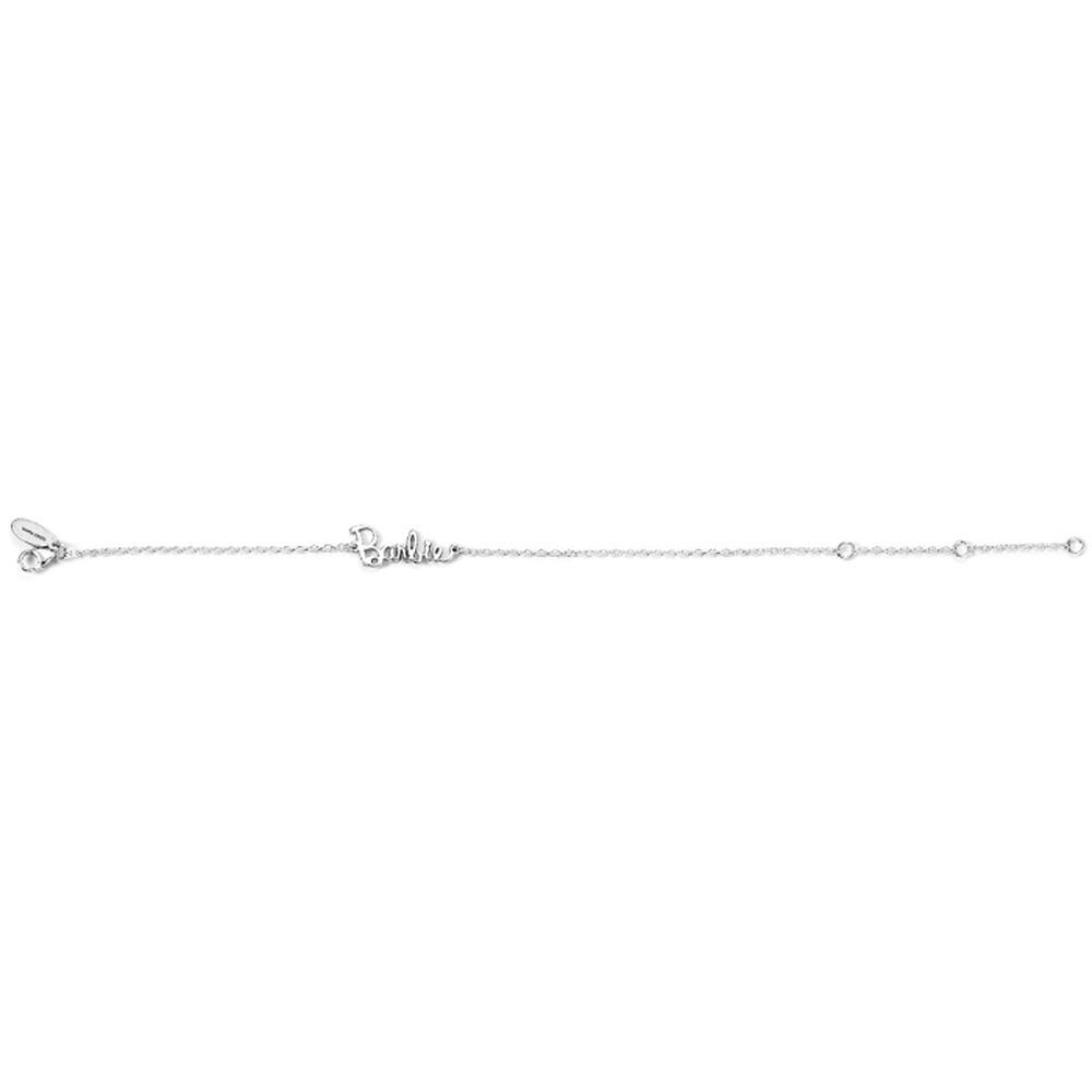 Barbie Name Logo sterling silver bracelet
