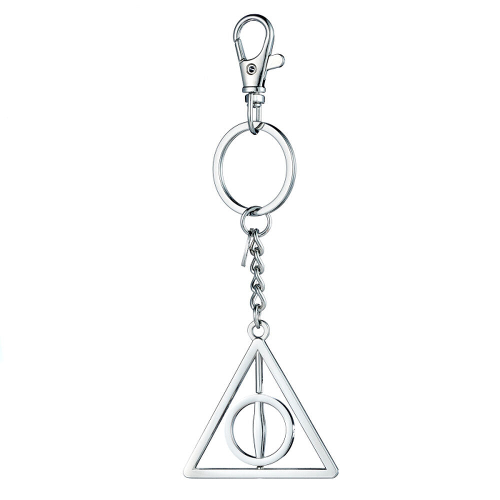 Harry Potter Deathly Hallows spinning keyring Nerdscape