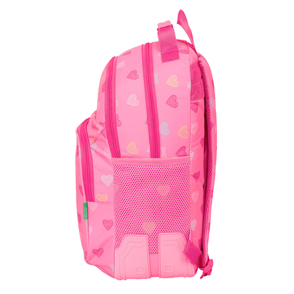 Benetton Heart adaptable backpack 42cm