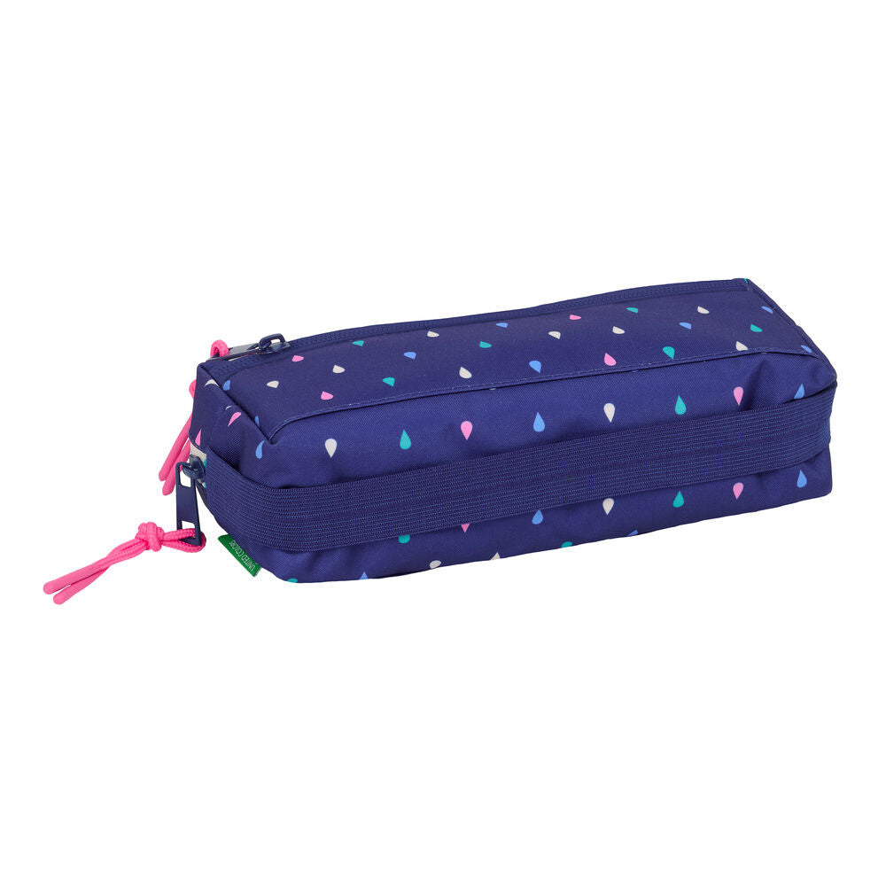 Benetton Drop triple pencil case