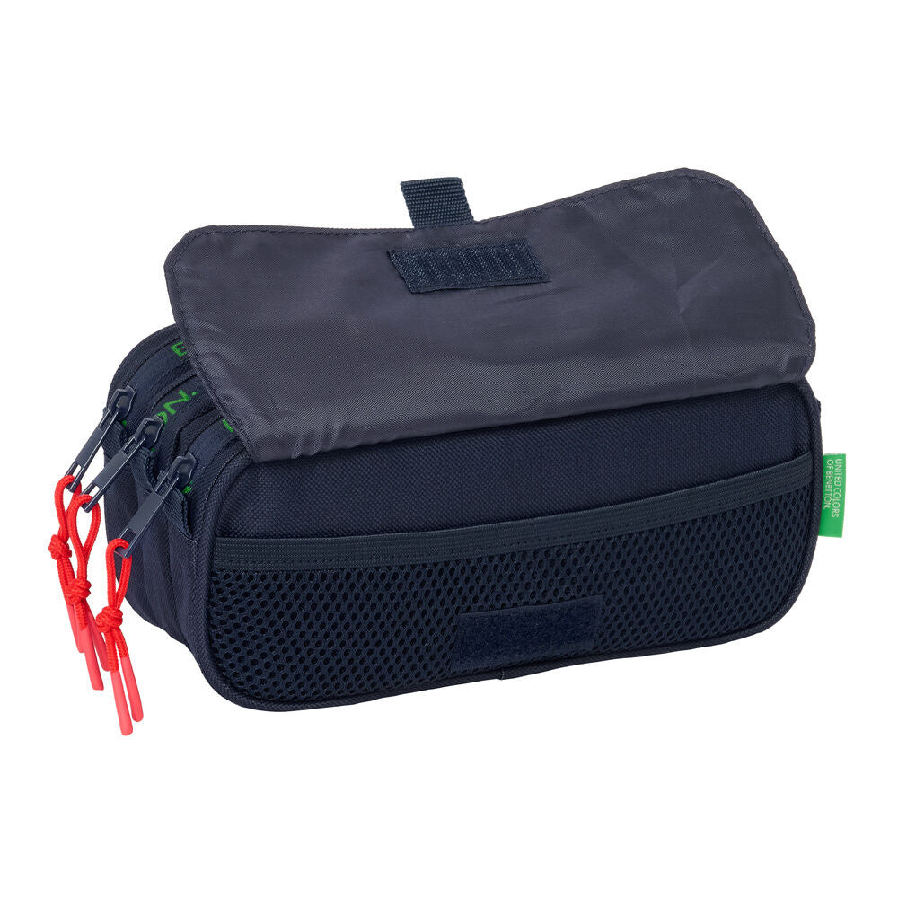 Benetton Together triple pencil case