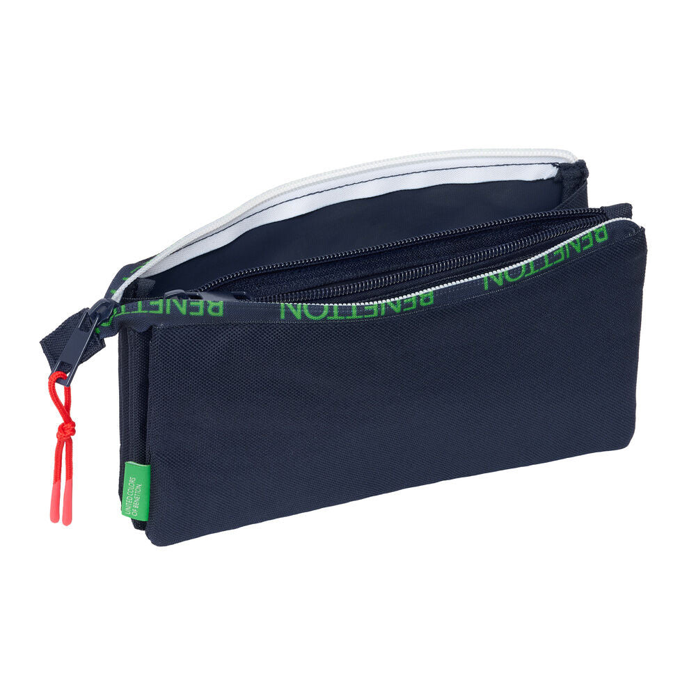 Benetton Together triple pencil case