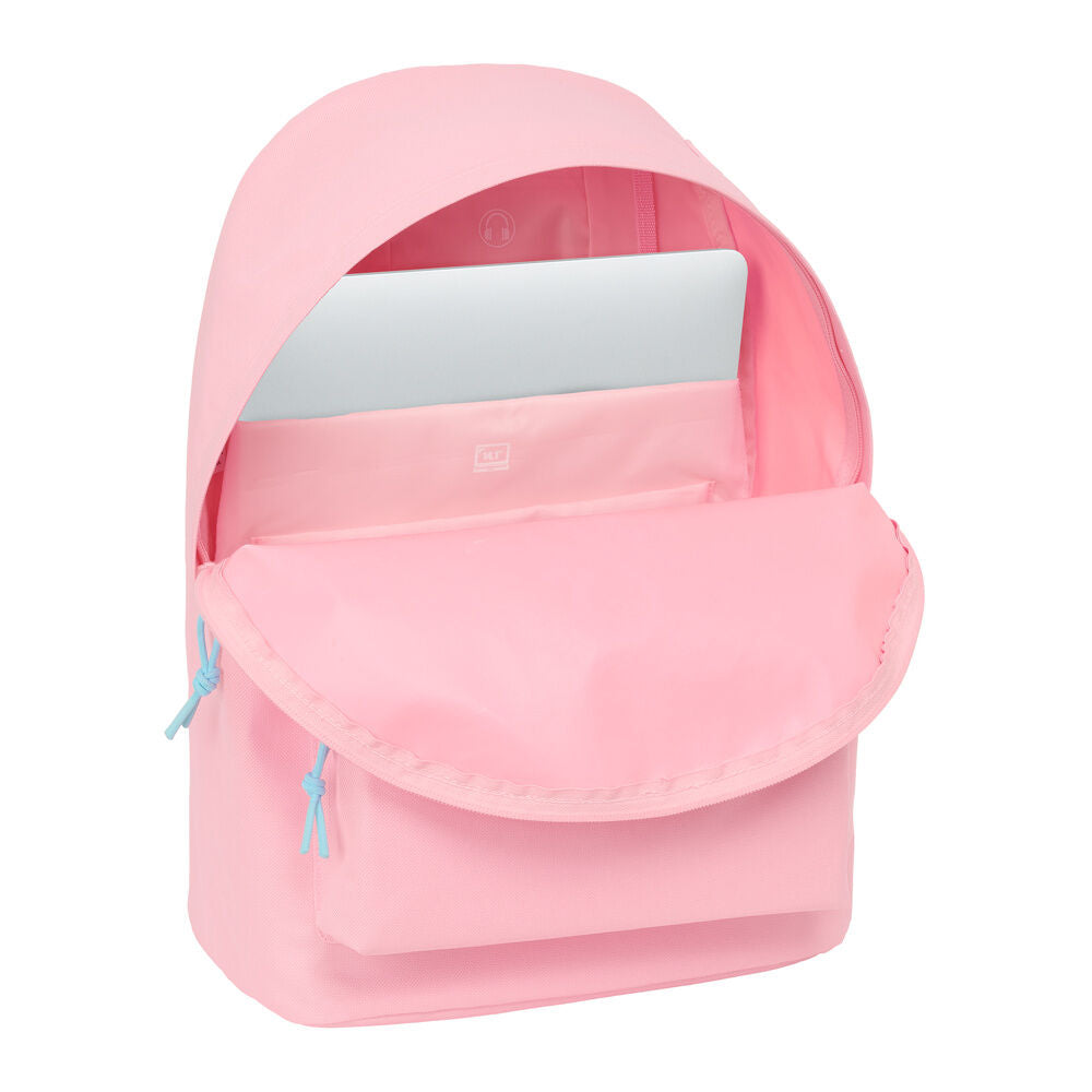 Benetton Pastel Pink laptop backpack 41cm