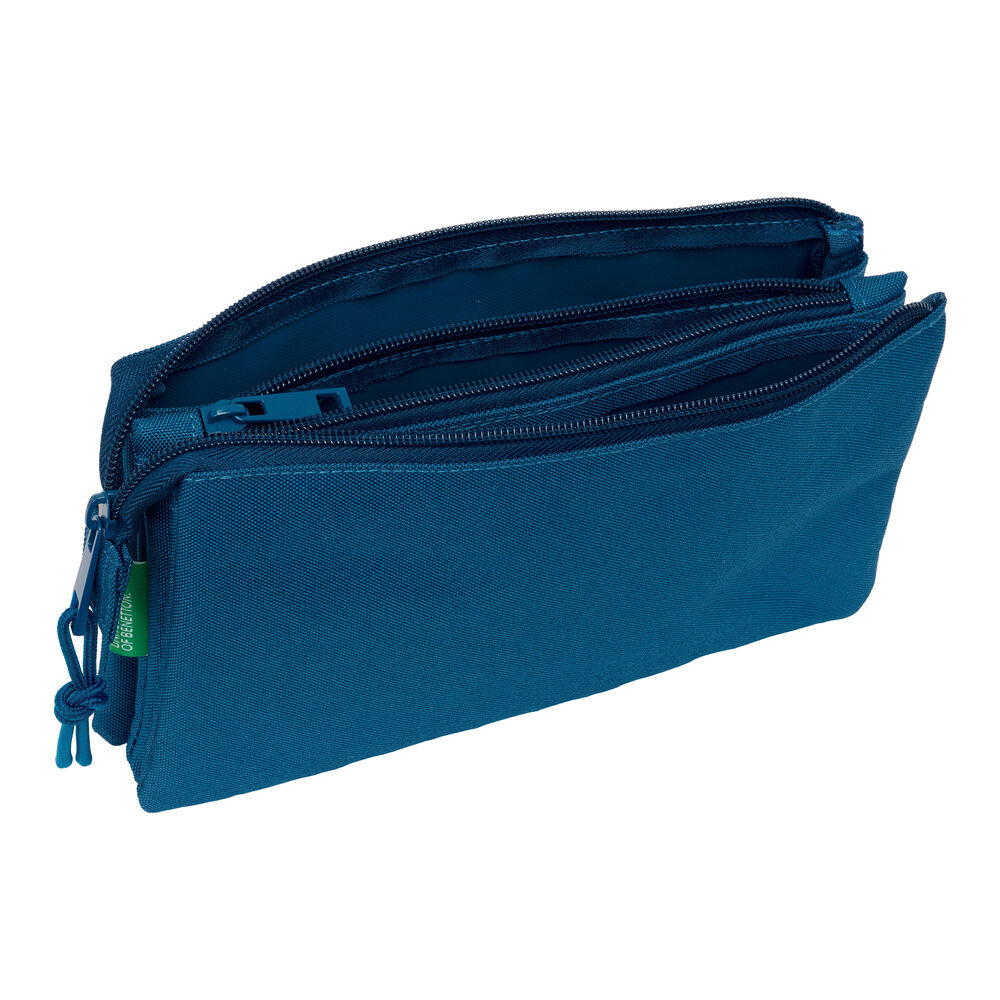 Benetton Marine triple pencil case