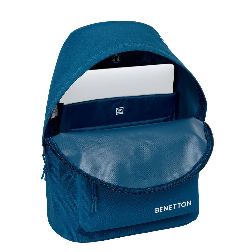 Benetton Marine laptop backpack 41cm