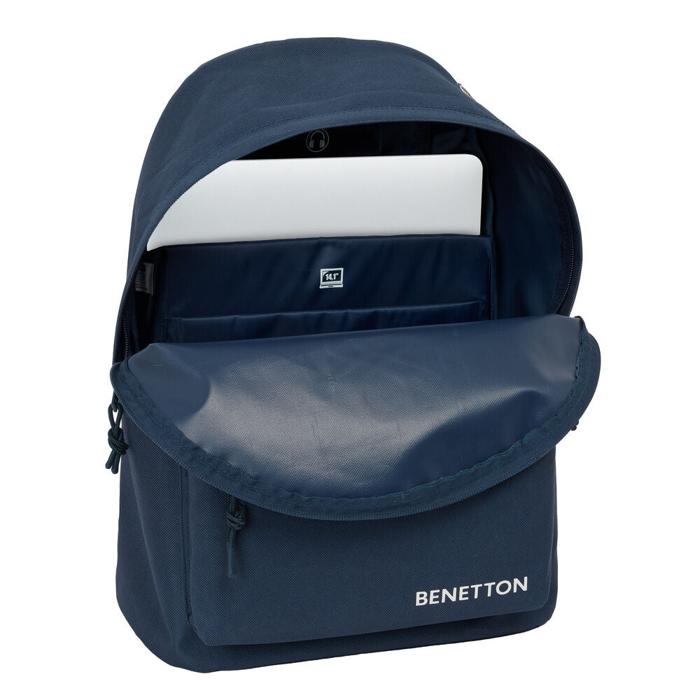 Benetton Anthracite laptop backpack 41cm