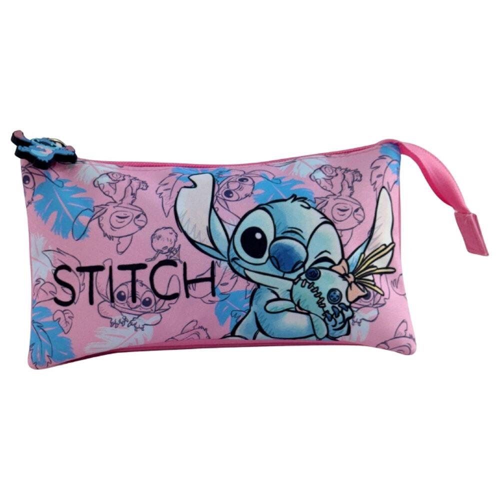 Disney Stitch Doll triple pencil case Nerdscape