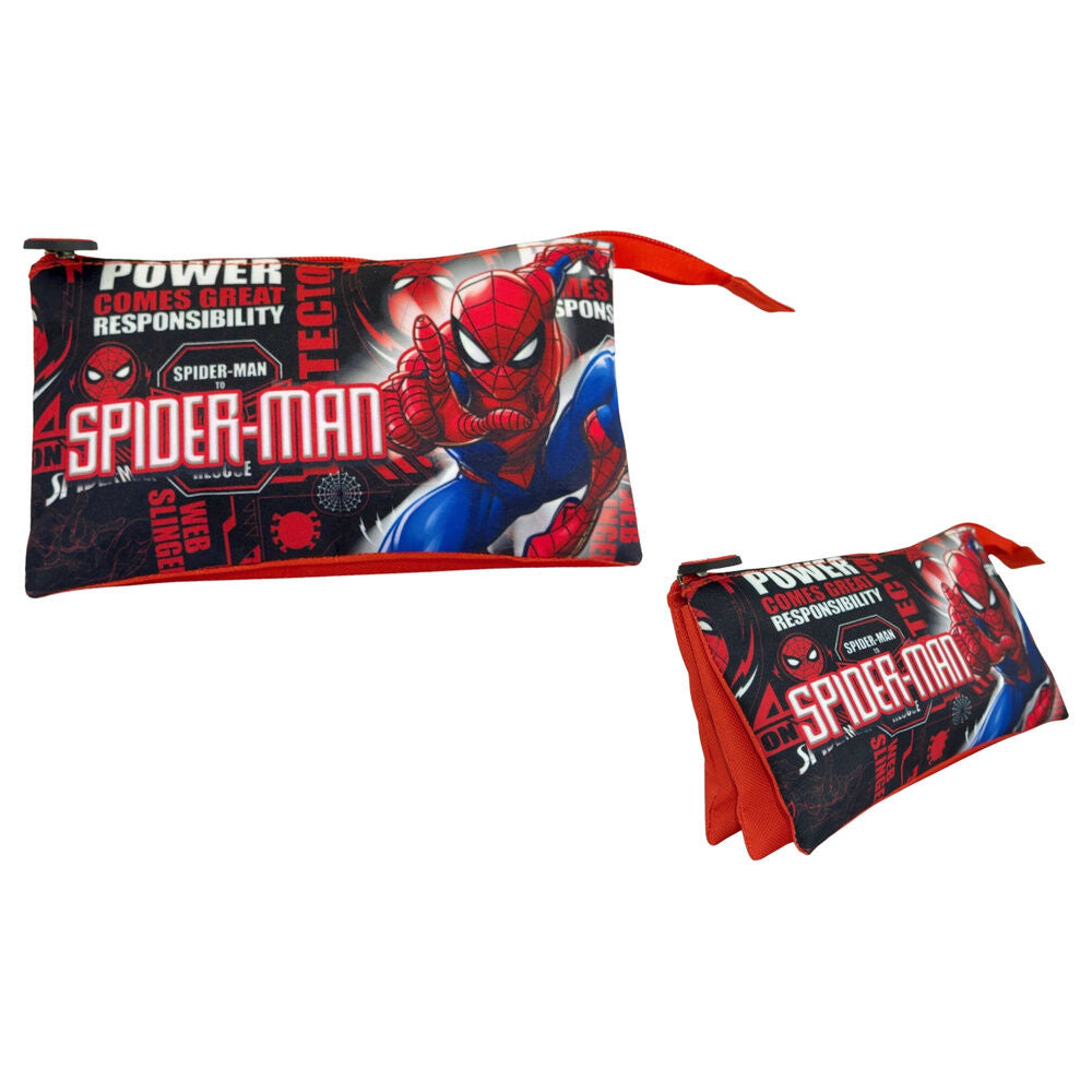 Marvel Spiderman Hero triple pencil case Nerdscape