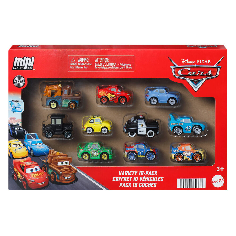 Disney Pixar Cars blister 10 mini vehicles
