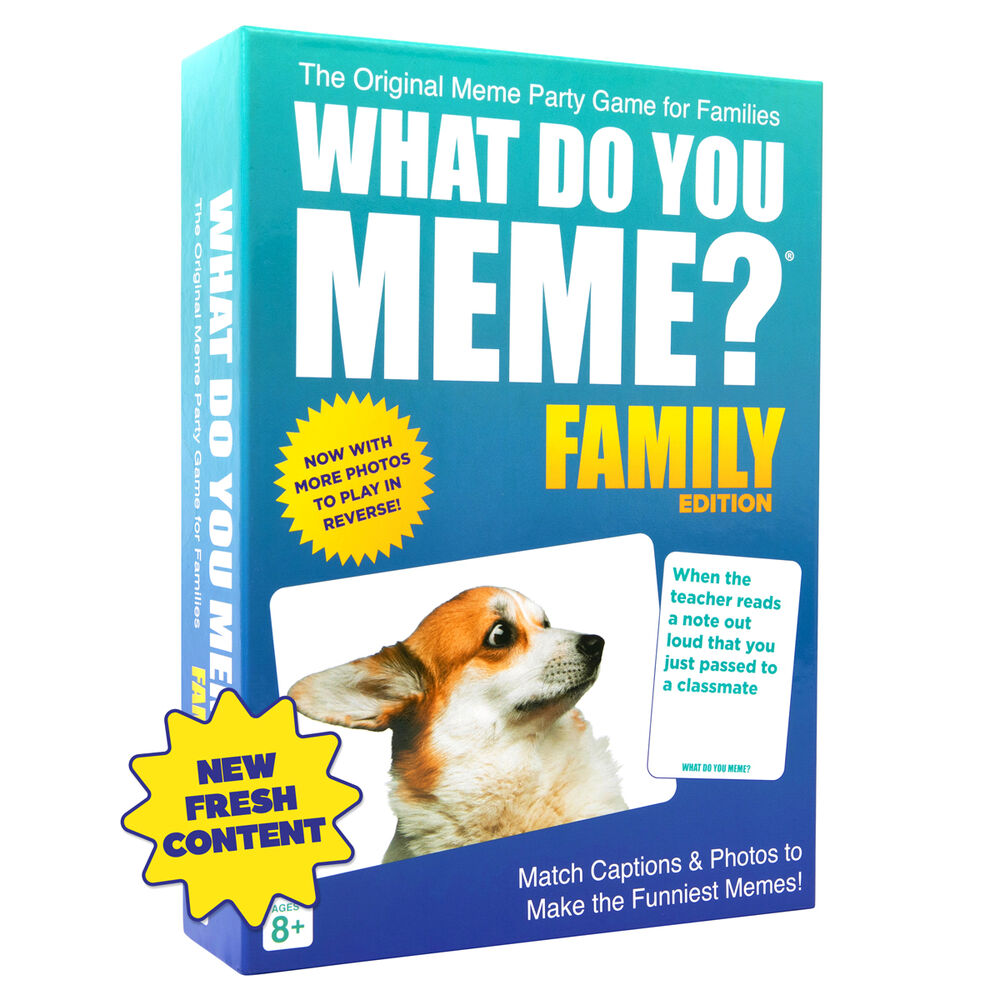 Spanish What Do You Meme? Family Edition board game