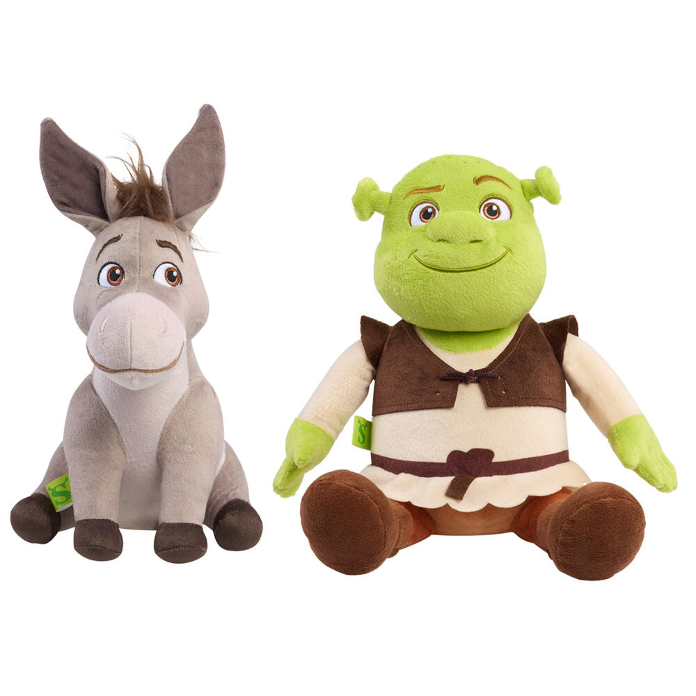 Shrek Shrek and Donkey Plush Toy 32cm - Nerdscape