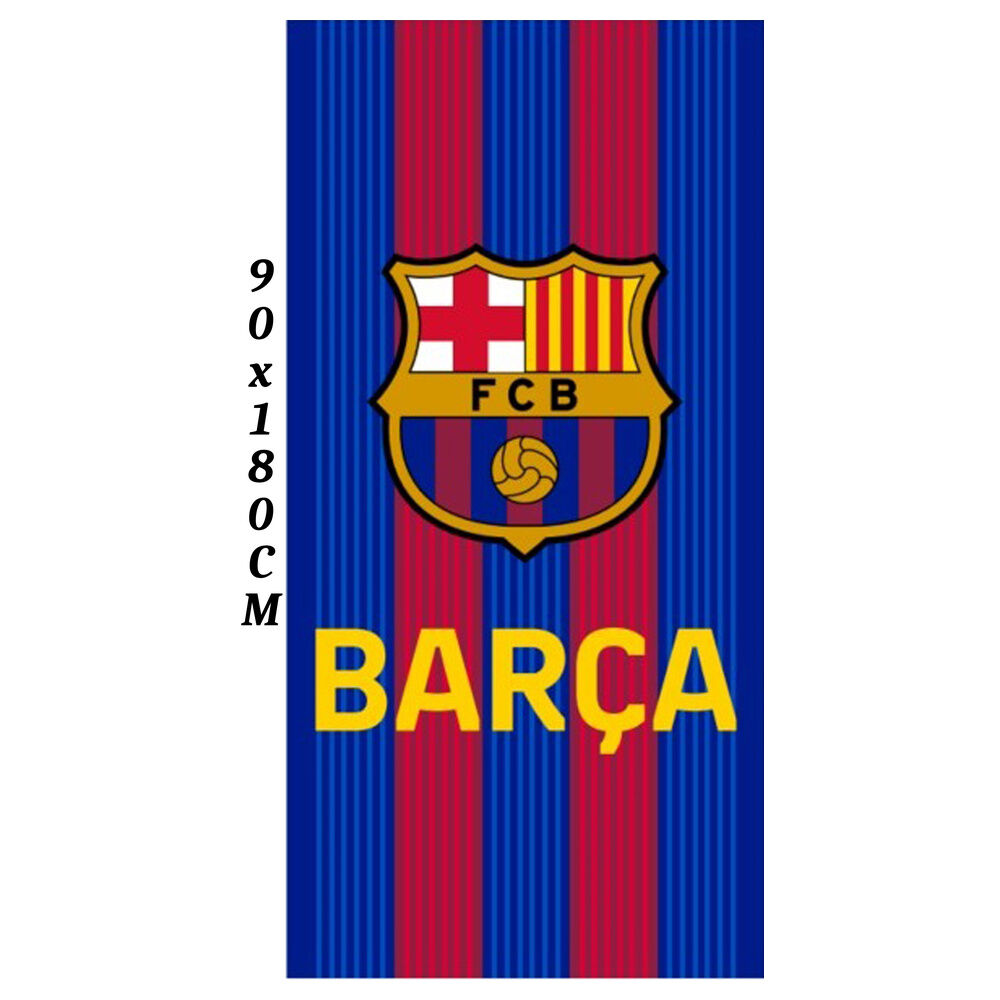 F.C Barcelona microfibre beach towel