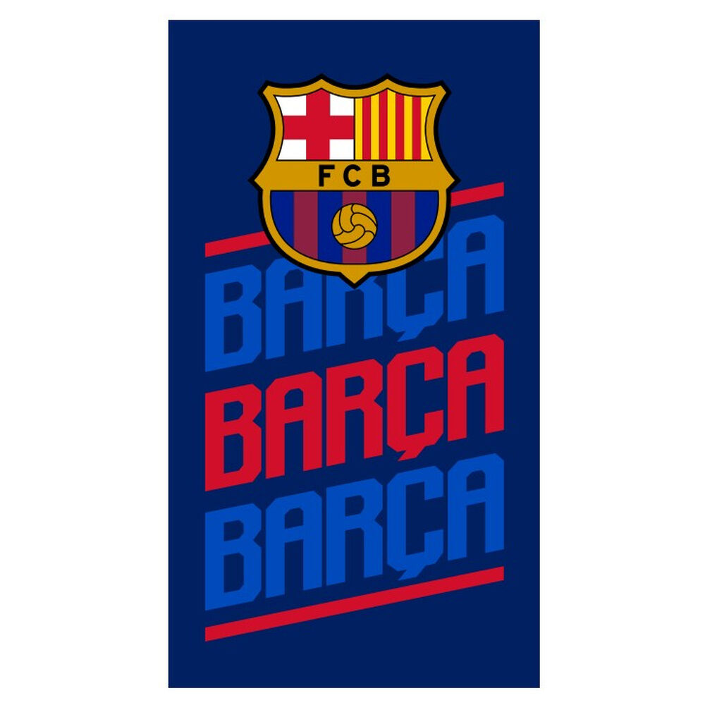 F.C Barcelona microfibre beach towel