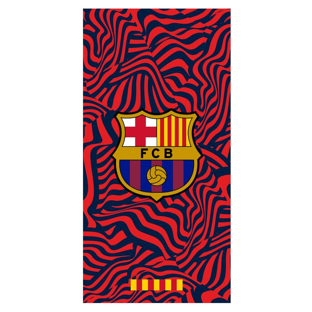 F.C Barcelona microfibre beach towel