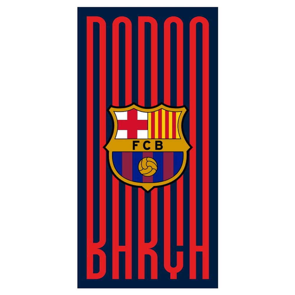 F.C Barcelona microfibre beach towel