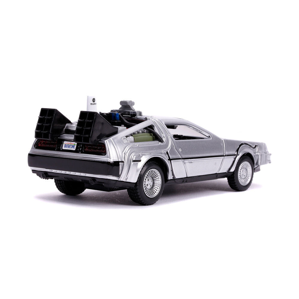 Back To The Future II Time Machine DLorean car replica Nerdscape