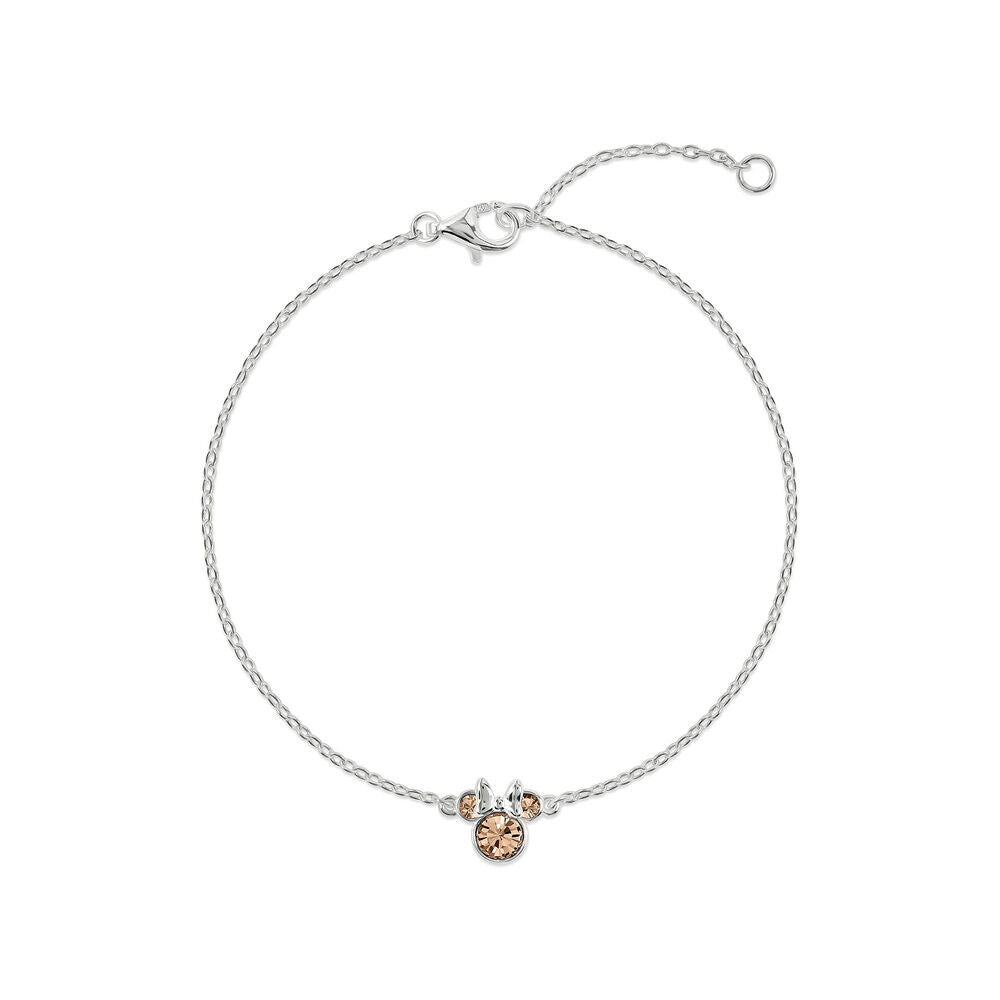 Disney Minnie June sterling silver bracelet