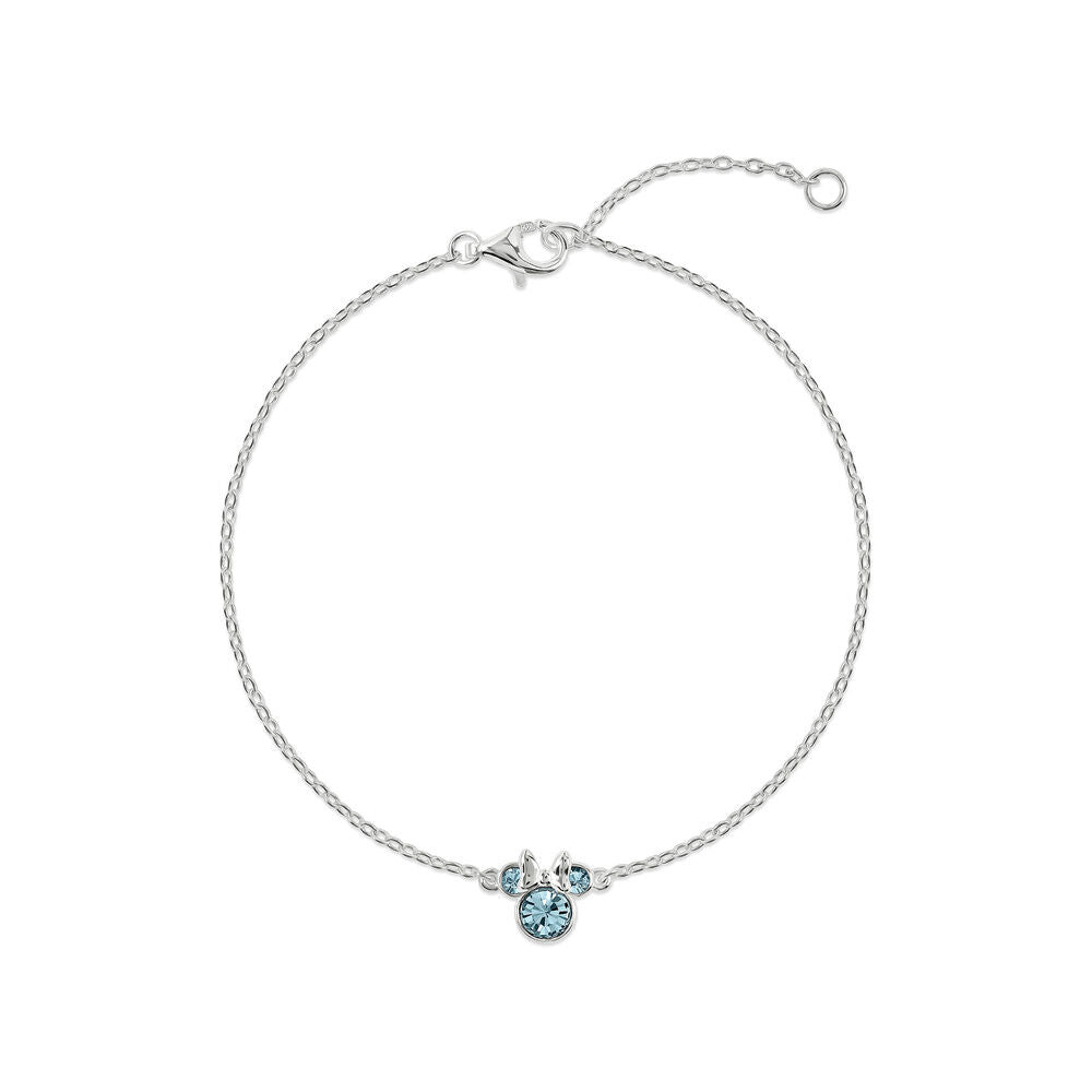 Disney Minnie March sterling silver bracelet