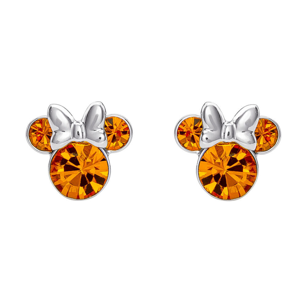 Disney Minnie November sterling silver earrings