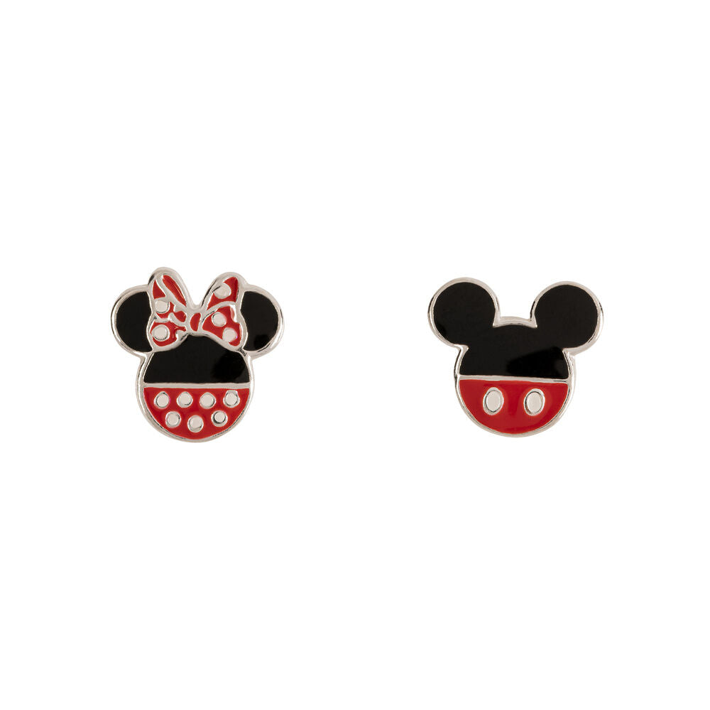 Disney Mickey & Minnie sterling silver earrings
