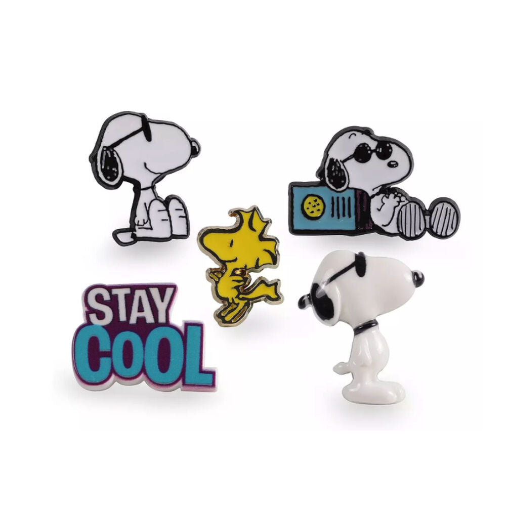 Peanuts Snoopy 5 pin set