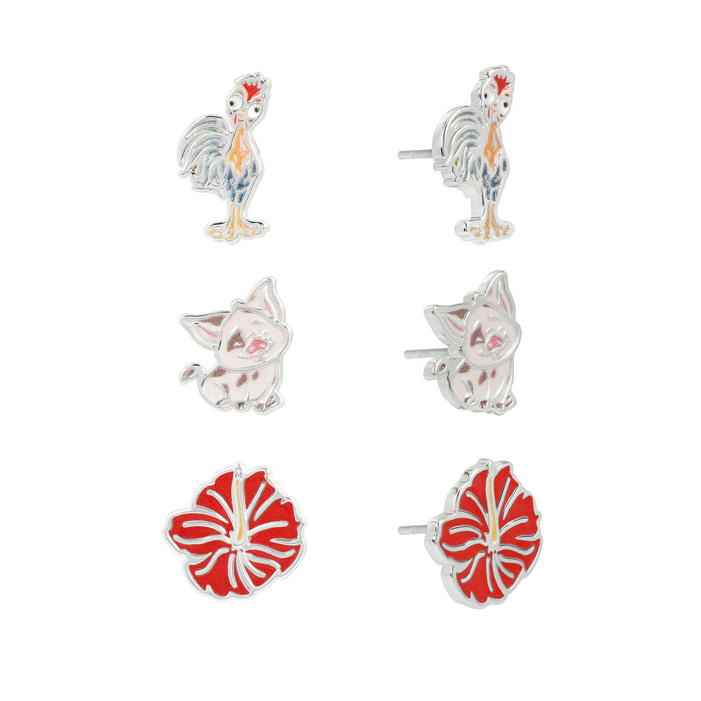 Disney Vaiana Moana 3 earrings set