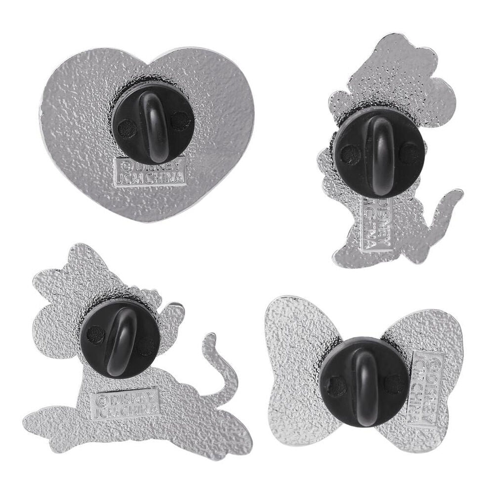 Disney Minnie 4 pin badge set