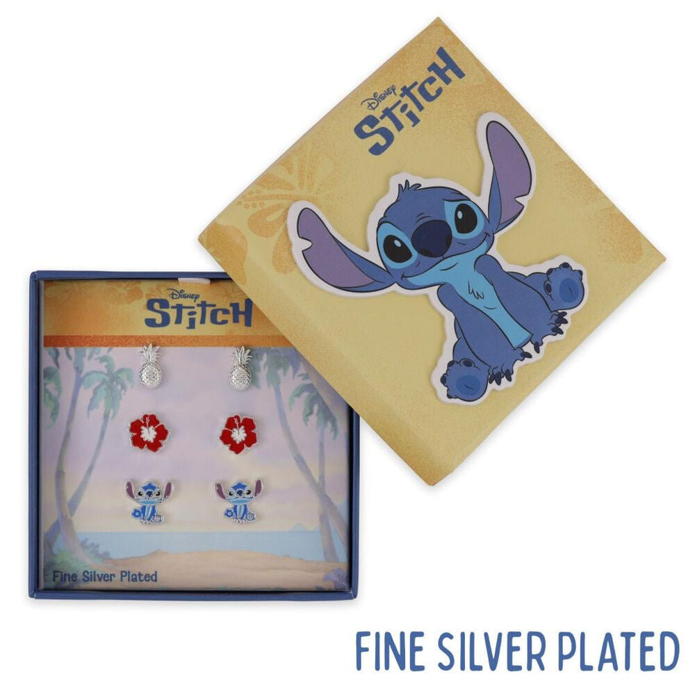 Disney Stitch set 3 earrings